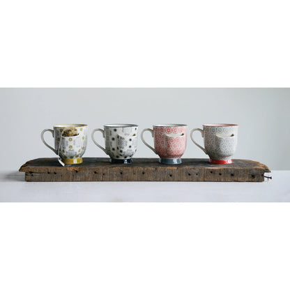Stamped Tea Bag Holder Mug