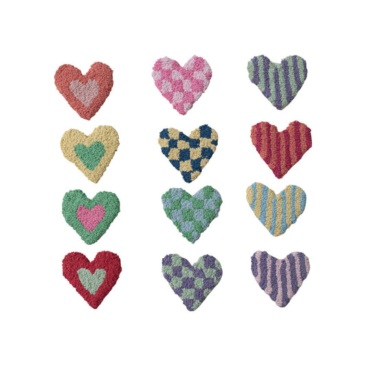 Stripe Heart Coaster