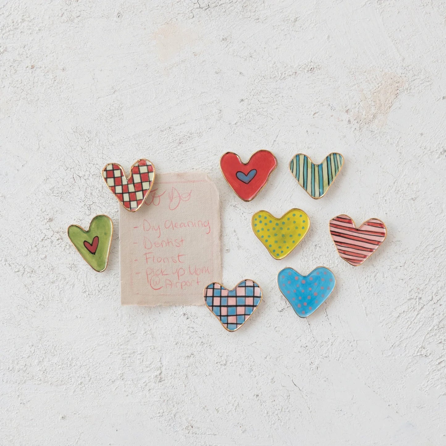 Stripe Heart Magnet