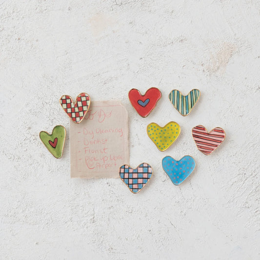 Stripe Heart Magnet