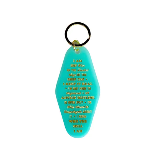 The Wholehearted Mantra Keytag