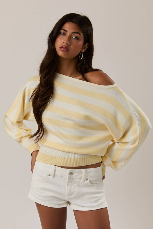 Sunshine Striped Sweater