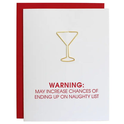 Warning: Naughty List Card