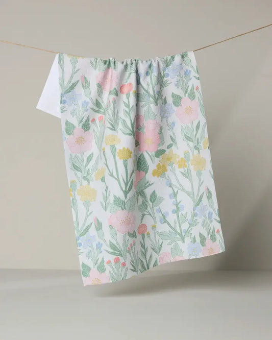 Wildflowers in Bloom Tea Towel