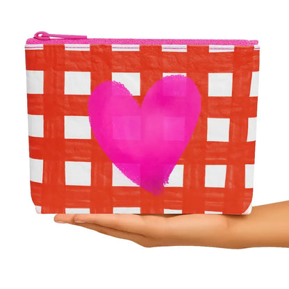Valentines Heart Makeup Pouch
