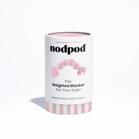 Weighted Sleep Mask (Pink Cabana)
