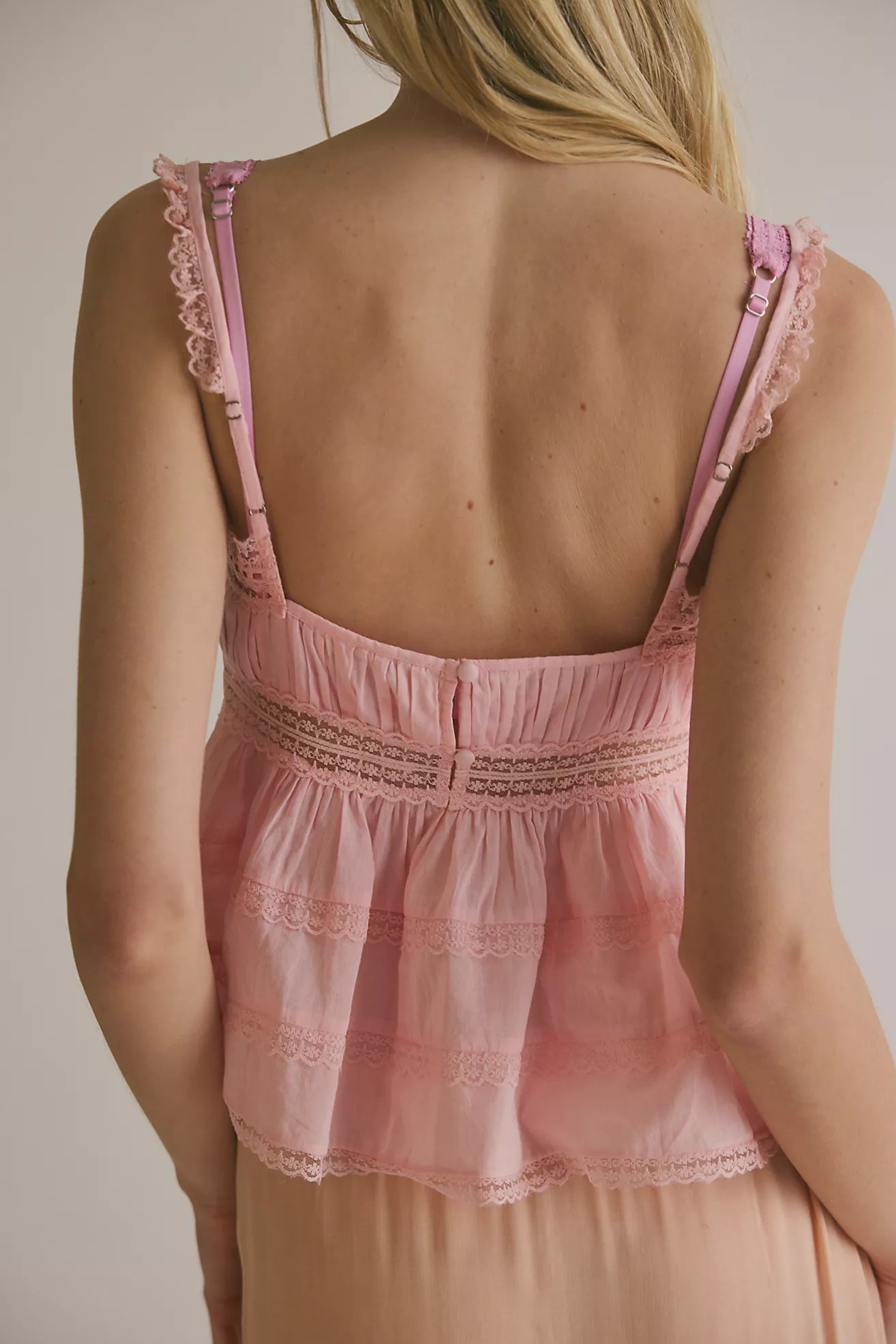 Darling Dreams Cami - Blushing Coral FREE PEOPLE