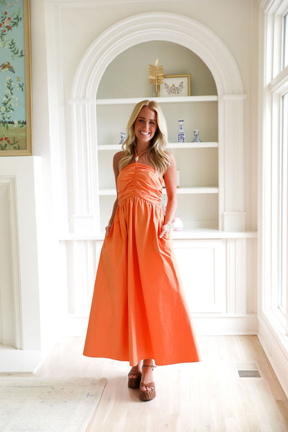 Juniper Dress - Creamsicle