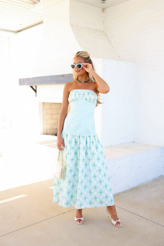 Hey Jude Dress - Blue Floral