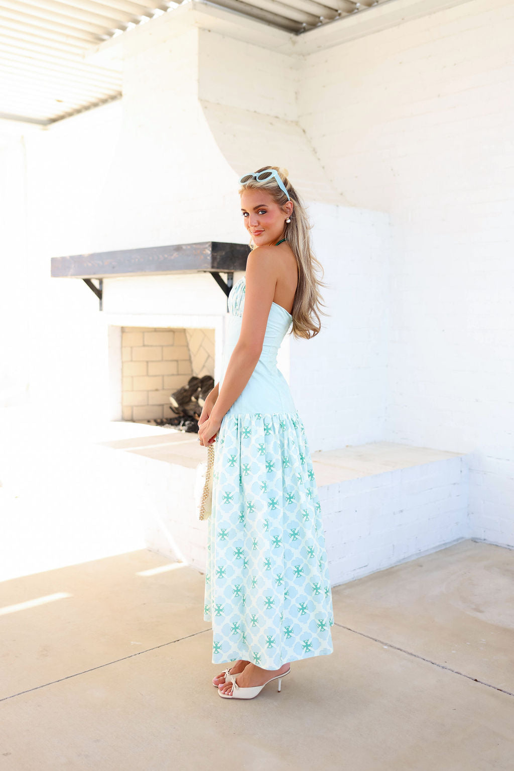Hey Jude Dress - Blue Floral