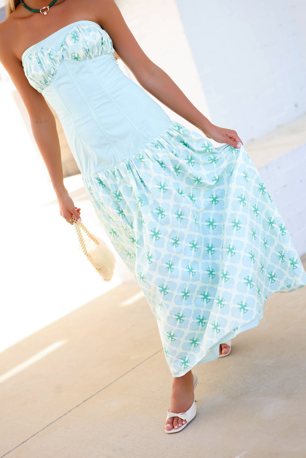 Hey Jude Dress - Blue Floral