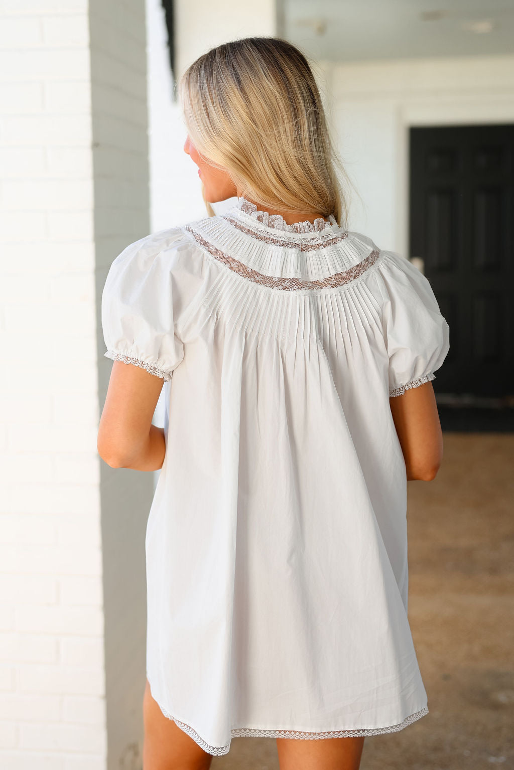 Henry Mini Dress - White