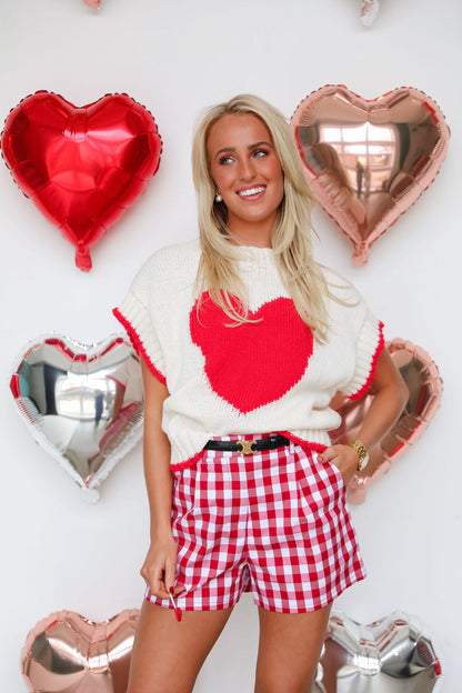 Coco Park Shorts - Red Check