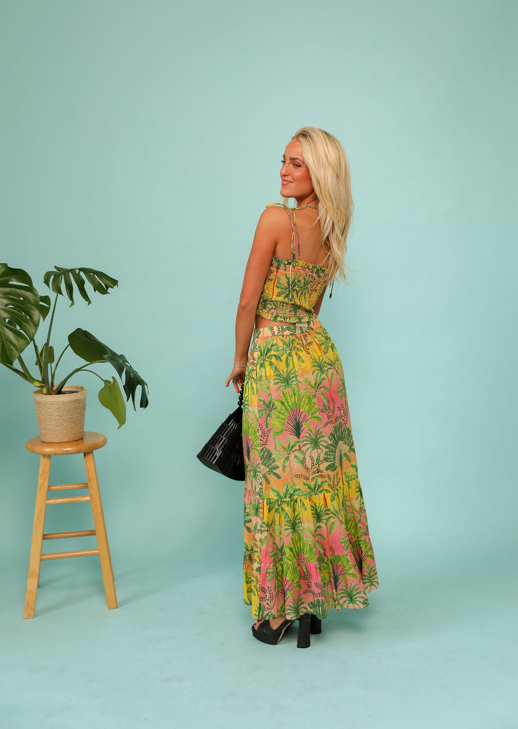 Endless Summer Tiered Skirt - Floral