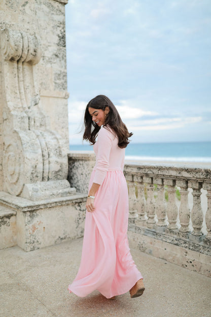 Helena Maxi Dress - Pink