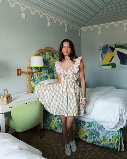 Billie Dress - Green Floral