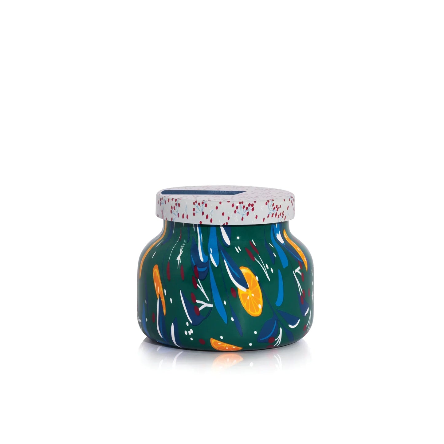 Volcano Holiday Pattern Petite Candle