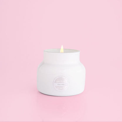 Volcano White Petite Jar Candle